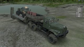 SpinTires "Низкорамный трал"