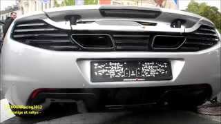 McLAREN MP4 - 12c START up very LOUD sound British car meeting morges [HD]