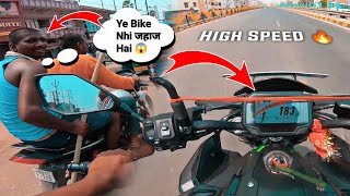 Z900 High Speed In Rain Mode 🔥 | Ye Bike Nhi Jahaj Hai 😱