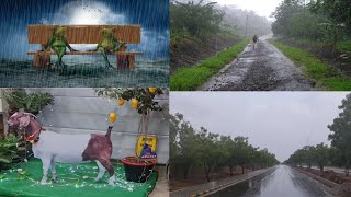 Heavy rain in Karachi || barish k Mazay || imtiaz super market #enjoyment #karachirain #imtiaz