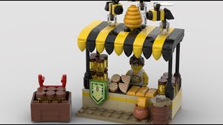 Bee-autifully: Honey Stand MOC