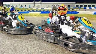 NASCAR Drivers in a Charity Enduro Kart Race - Racing for ALS at GoPro Motorplex #ENDALS