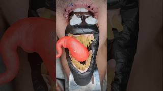 ASMR Satisfying Eating Fondant Venom #asmr #venom #satisfyingsounds