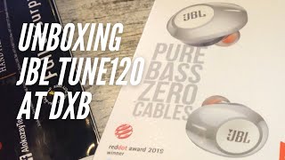 Unboxing JBL TUNE 120 TWS at Dubai DXB