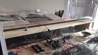 (Faller Car System) Arduino Grade Crossing with BLMA Signal Bridge, Circuitron