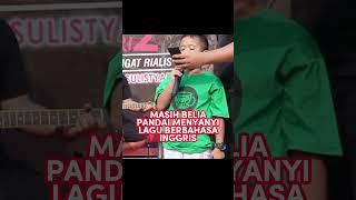 Masih Belia Pandai Bernyanyi Berbahasa Inggris #shorts