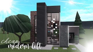 BLOXBURG: cheap modern loft 50k l tour + speedbuild ♡