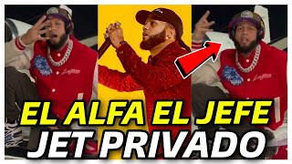 😱 El Alfa el jefe desde Jet privado ,concierto en Kaseya casi Sold out 💥🔥💯