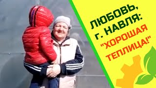 Отзыв от покупательницы из Навли о теплице "Уральская Основа". Теплицы в Брянске от производителя.