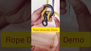 Rope Rescue Decender Demo #trending #rope #reels #vtuber #video #views #climbing