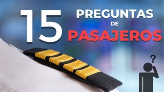 Preguntas FRECUENTES de PASAJEROS | Responde Piloto Comercial