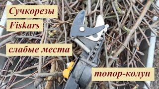 Сучкорезы и топор Фискарс – доволен или нет