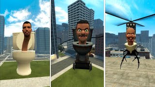 NEW SKIBIDI CLAW TOILET VS ALL TV MAN, CAMERA MAN AND OTHERS BOSSES In Garry's Mod!