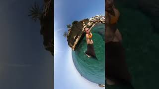 360° cliff jump #sanjuan #spain #cliffdiving