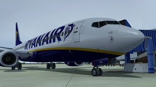 P3Dv4] Ryanair 737-800WL | Cardiff - Tenerife South | CWL-TFS | FR4760