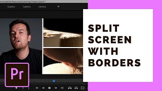 Premiere Pro Tutorial: Create a Split Screen Effect with Borders 🎬