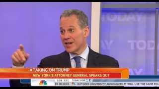 New York AG Eric Schneiderman FIRES BACK at Donald Trump - 'Today Show' Interview