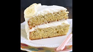 Banana Cake with Cream Cheese Frosting