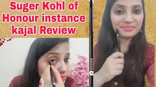 Suger Kohl of Honour instance kajal Review || सुगर ब्लैक काजल || RuBaRu Review