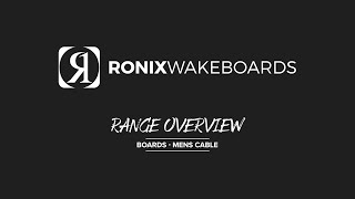 2022 Ronix Wake - Overview - Cable Boards