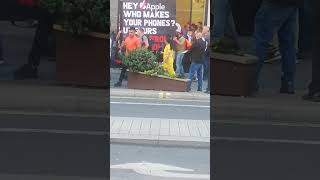 Uyghur Protest outside Apple Store, Regent Street 20/9/24