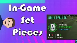 IN-GAME SET PIECES - FIFA 21 How to Get an "A" Rating in Training