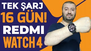 Tek Şarj 16 Gün Şarjı Bitmeyen Akıllı Saat  Xiaomi Redmi Watch 4 İncelemesi