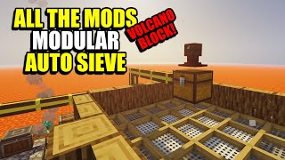 Ep5 Modular Auto Sieve - Minecraft All The Mods VolcanoBlock Modpack