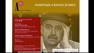 Homenaje a Rafael Juárez