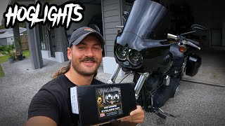 The best motorcycle lights on the market !? before & after - WOW !!!