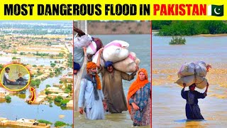 Most Dangerous😧 flood in Pakistan🇵🇰 #pakistanflood2022 | #shorts