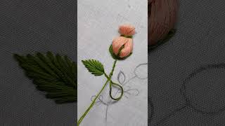 Hand embroidery work/Flower embroidery trick tutorial for beginners/#gopifashion143 #beginners