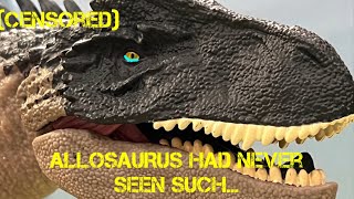 Allosaurus Had Never Seen Such… (censored) #jurassic #jurassicworld #stopmotion #animation #meme