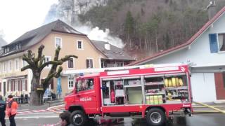 Incendie Moutier Hôtel Restaurant des Gorges