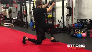 Medicine Ball Woodchopper Low to High Half Kneeling