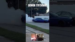 Mustang Owner drives a Demon 170 for the first time & this happens 🤦‍♂️…  #demon #shorts