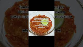 Sambal penambah nafsu makan #shortvideo #shorts #youtubeshorts