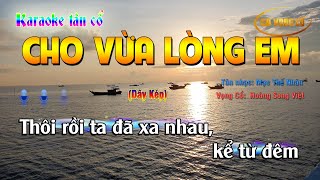 [KARAOKE] TÂN CỔ CHO VỪA LÒNG EM| TUYẾT NHI ORGAN