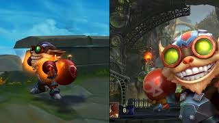 Ziggs League of Legends VS Wild Rift Comparison