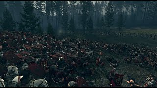 The Battle in the Teutoburg Forest — the defeat of the Roman legions by the Germanic tribes