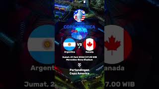 JADWAL ARGENTINA VS KANADA COPA AMERIKA 2024