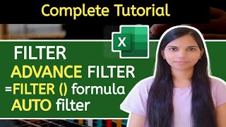 Filter Formula in Excel | Advanced Filter in Excel in Hindi