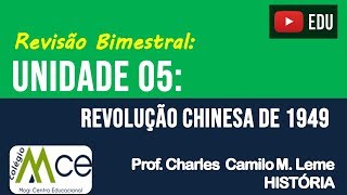 REVISÃO BIMESTRAL - UNIDADE  05: REVOLUÇÃO CHINESA