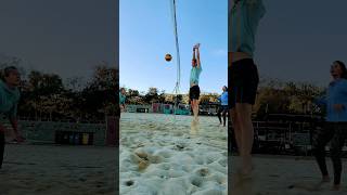 Just November beach volley in Barcelona