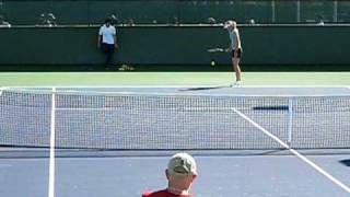 Maria Sharapova practice (2)