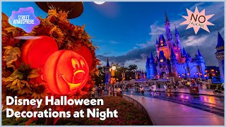 Atmosphere - Halloween at Night The Magic Kingdom Halloween  2023 | Ambiance | No Talking