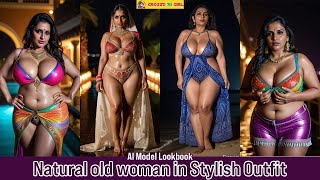 Curvy Plus-Size Indian Woman | Stylish Outfits & Virtual Social Media Influencer | AI Model Lookbook