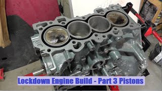 Lockdown Honda B18 Engine Build Part 3 - Con Rod and Piston Install