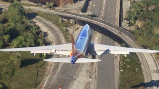 Extreme weather when the plane lands in TORONTO