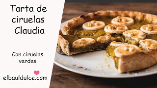 Tarta de ciruelas Claudia- Pastel de ciruelas verdes